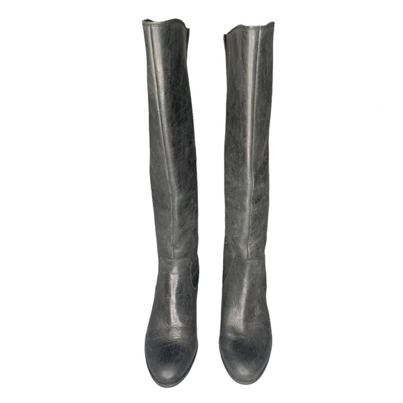 Lucky Brand Women's Lanesha Equestrian Boot Black Size 6.5 - Picture 2 of 9